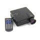 H100 LED Mini Projector Support TV/AV/VGA/SD/USB/HDMI 