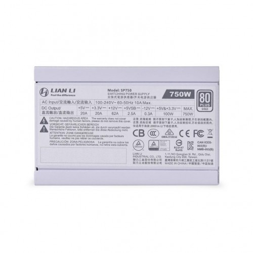 Lian Li SP750 Performance SFX 80 PLUS Gold Fully Modular White Power Supply