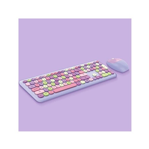 Mofii 666 2.4G optical punk round keycap wireless keyboard mouse combo Mofii 666 2.4G optical punk round keycap wireless keyboard mouse combo