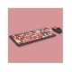Mofii 666 2.4G optical punk round keycap wireless keyboard mouse combo Mofii 666 2.4G optical punk round keycap wireless keyboard mouse combo