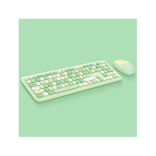 Mofii 666 2.4G optical punk round keycap wireless keyboard mouse combo Mofii 666 2.4G optical punk round keycap wireless keyboard mouse combo