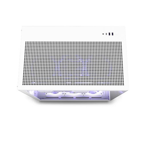 NZXT H9 Flow Dual-Chamber Mid-Tower Airflow Casing White