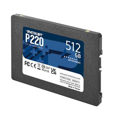 Patriot P220 512GB SATA III SSD Patriot P220 512GB SATA III SSD