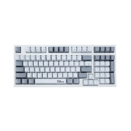PC POWER K98 RGB Gaming Mechanical Keyboard (White)