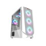 PC POWER PANZER PG-300 Mesh White ATX Gaming Casing With 4 X ARGB Fan PC POWER PANZER PG-300 Mesh White ATX Gaming Casing With 4 X ARGB Fan