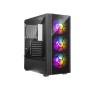 PC POWER Pg400 SPIDER WEB CRYSTAL Black ATX Gaming Casing 