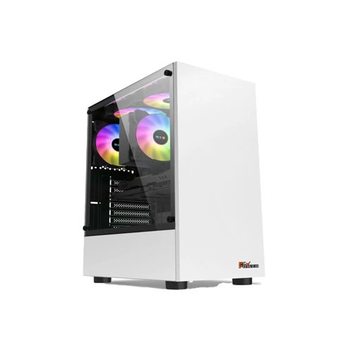 PC POWER PG100 White SNOW MAN White ATX GAMING CASING