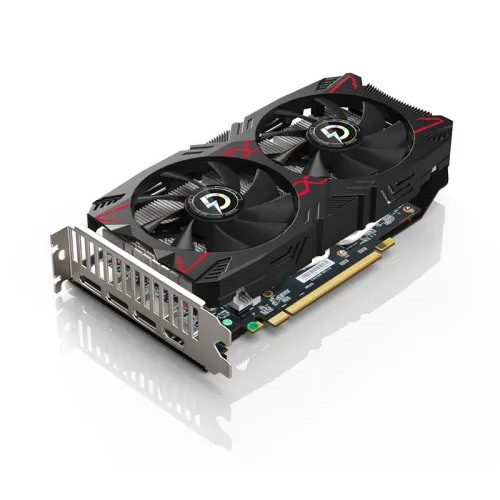 PELADN RX 5500 XT 8G GDDR6 Dual Fan Black Gaming Graphics Card ( WITH PC )