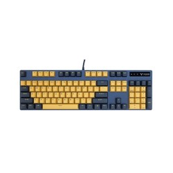 Rapoo V500PRO Yellow-Blue Backlit Gaming Mechanical Keyboard