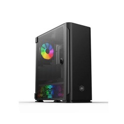 Revenger Bit Force Mid Tower Argb Gaming Pc Case Galaxy