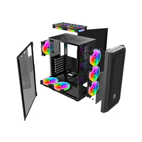 Thermaltake K10 ATX Mid Tower Desktop Gaming Case 