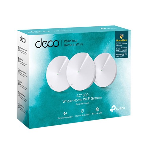 TP-Link Deco M5 AC1300 Secure Whole-Home Wi-Fi Router with Access point [3 Pack]