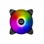 XIGMATEK Galaxy III Essential 120mm RGB Case Fan Black (3 Pack)