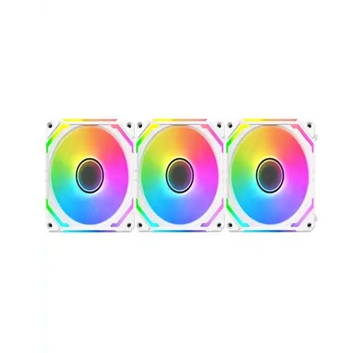 Xigmatek Starlink Ultra Arctic 3 In 1 ARGB Casing Fan White