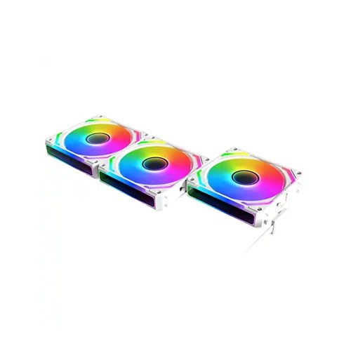 Xigmatek Starlink Ultra Arctic 3 In 1 ARGB Casing Fan White