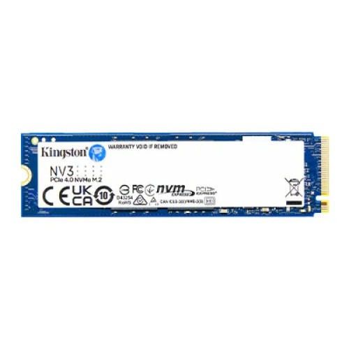 Kingston NV3 500GB M.2 PCIe Gen 4.0 NVMe SSD
