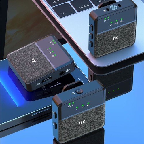 SX9 Dual Wireless  Type C and 3.5 Interface Microphone