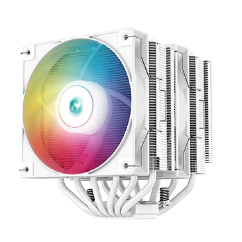 DeepCool AG620 WH ARGB Dual-Tower 120mm CPU Air Cooler DeepCool AG620 WH ARGB Dual-Tower 120mm CPU Air Cooler