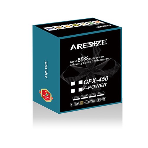 Aresze GFX-450 450 Watt 80Plus Bronze Power Supply