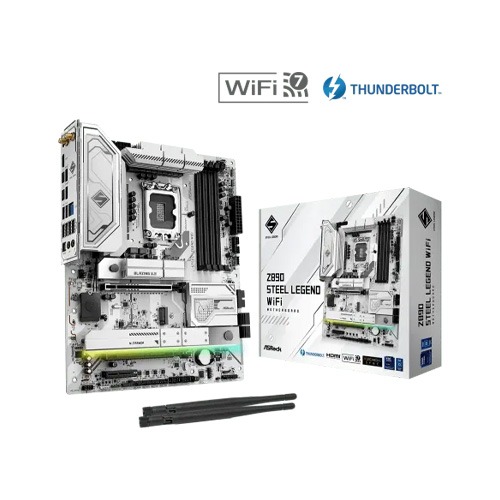 ASRock Z890 Steel Legend WiFi LGA1851 DDR5 ATX Motherboard ASRock Z890 Steel Legend WiFi LGA1851 DDR5 ATX Motherboard