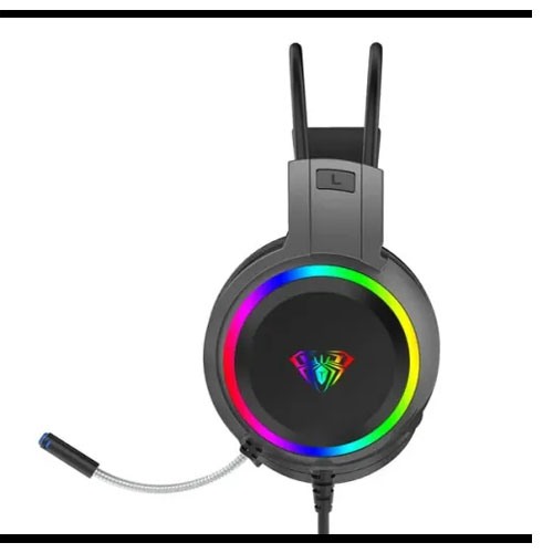 AULA S608 3.5 mm Wired RGB Gaming Headphone