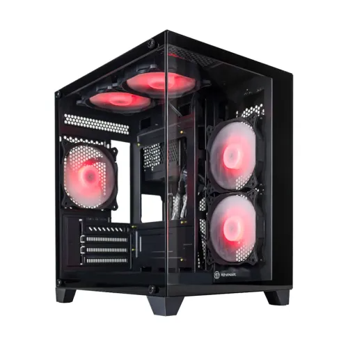 Revenger Base Dynamic Mini 5 ARGB Mid Tower M-ATX Black Gaming Casing
