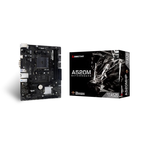BIOSTAR A520MHP V 6.0 AM4 DDR4  MOTHERBOARD