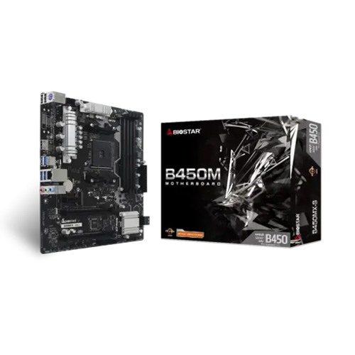 Biostar B450MX-S DDR4 AMD Motherboard