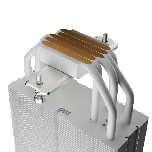 Gamdias BOREAS M2-51D WH Digital Display Single Tower Air CPU Cooler