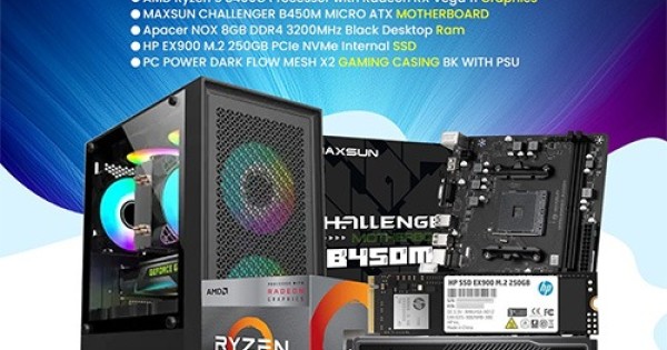 Gaming Pc Amd Ryzen 3400g Mini Pc AMD Ryzen 3400G With Monitor