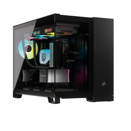CORSAIR  2500X Mid-Tower Dual Chamber PC Case - Black CORSAIR  2500X Mid-Tower Dual Chamber PC Case - Black