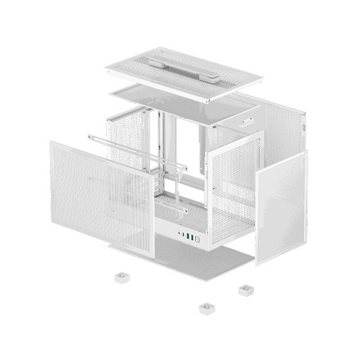 DeepCool CH160 MESH mini tower case(White)