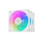 Deepcool FD12 ARGB WH-3 IN 1 (3xFAN) White Casing Cooling Fan