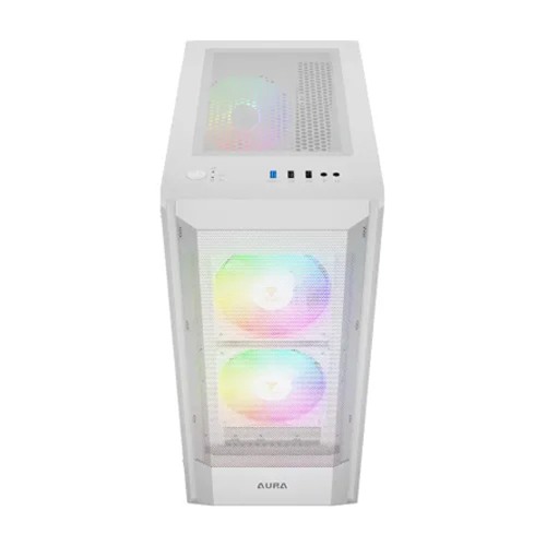 Gamdias AURA GC6 WH RGB ATX Mid-Tower Gaming Casing Gamdias AURA GC6 WH RGB ATX Mid-Tower Gaming Casing