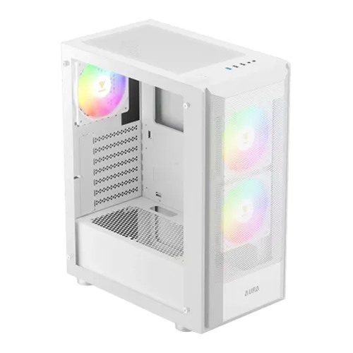 Gamdias AURA GC6 WH RGB ATX Mid-Tower Gaming Casing Gamdias AURA GC6 WH RGB ATX Mid-Tower Gaming Casing