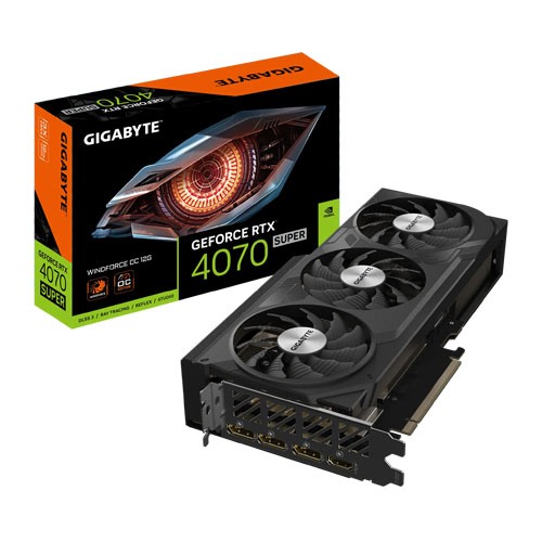 GIGABYTE RTX 4070 SUPER  Windforce OC 12G Graphics Card
