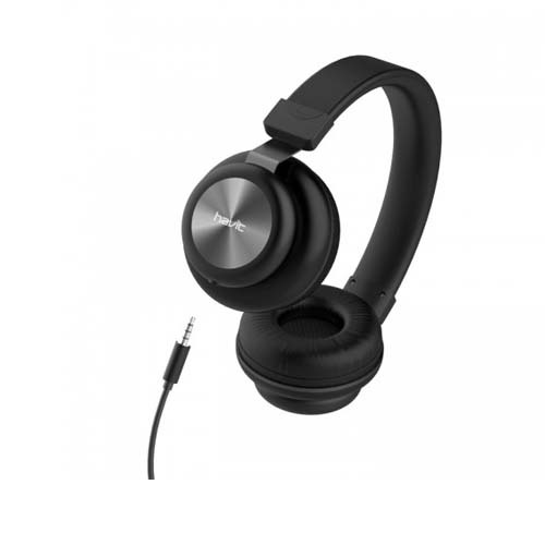 Havit H2263D 3.5mm Metal Decoration Single Port Headphone Havit H2263D 3.5mm Metal Decoration Single Port Headphone