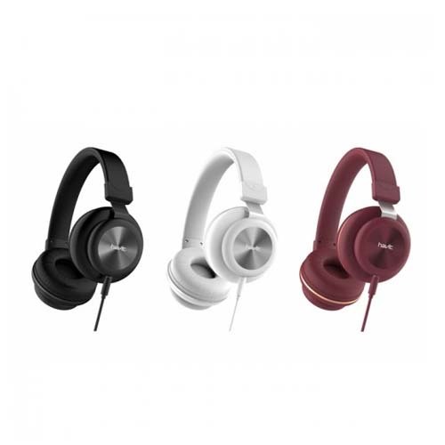 Havit H2263D 3.5mm Metal Decoration Single Port Headphone Havit H2263D 3.5mm Metal Decoration Single Port Headphone