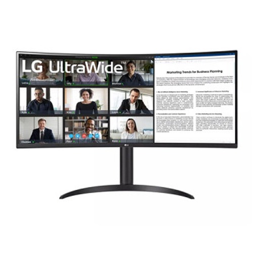 LG 34WR55QK-B 34-inch WQHD 100Hz UltraWide Curved Monitor