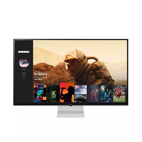 LG 43SQ700S-W 43-inch 4K UHD IPS MyView Smart Monitor with webOS