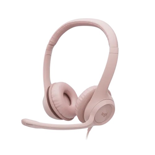 Logitech H390 USB Rose Computer Headphone