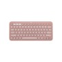 Logitech Pebble Keys 2 K380S Bluetooth Multi Device Tonal Rose Keyboard