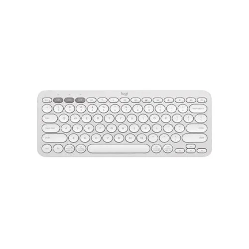 Logitech Pebble Keys 2 K380S Bluetooth Multi Device Tonal White