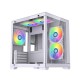 Maxcool Inferno MC5 Micro ATX Gaming Computer Case (White)