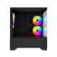 MaxGreen 350 Mid-Tower M-ATX Gaming Case With 3 ARGB Fan