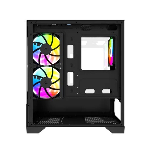 MaxGreen 350 Mid-Tower M-ATX Gaming Case With 3 ARGB Fan