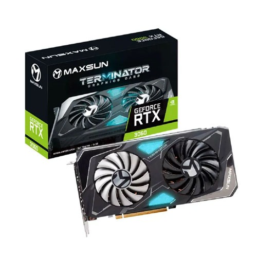 MAXSUN GeForce RTX 3060 Terminator 12G GDDR6 black Graphics Card