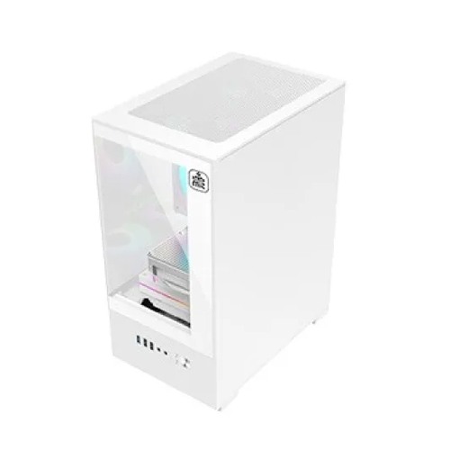 Monarch Ice Cooler X5 ARGB Desktop Gaming Case White