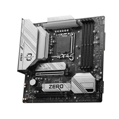 MSI B760M PROJECT ZERO LGA 1700 I DDR5 MATX Motherboards