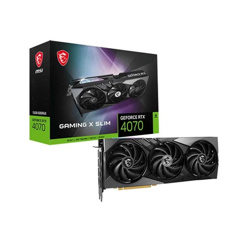 MSI GeForce RTX 4070 SUPER 12G GAMING X SLIM GDDR6X Graphics Card MSI GeForce RTX 4070 SUPER 12G GAMING X SLIM GDDR6X Graphics Card